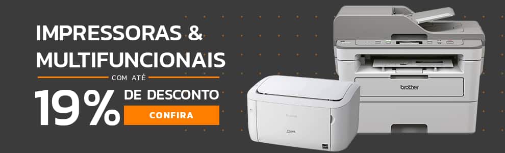 Impressoras e Multifuncionais com até 12% OFF