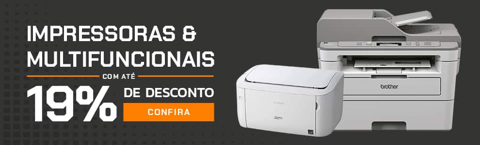 Impressoras e Multifuncionais com até 12% OFF