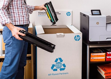 HP Planet Partners - Logística reserva para cartuchos e impressoras