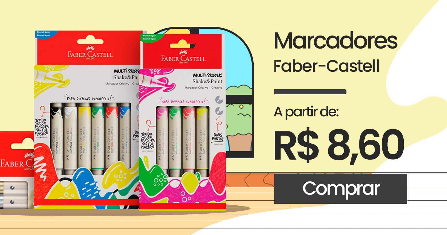 Marcador Multisuperfície - Faber-Castell