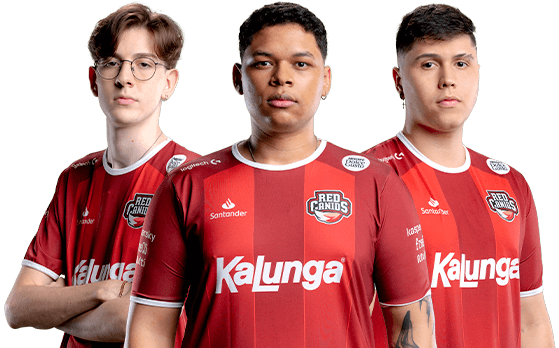 Jogadores da Red Canids Kalunga