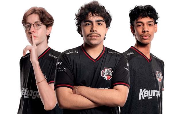 Jogadores da Red Canids Kalunga