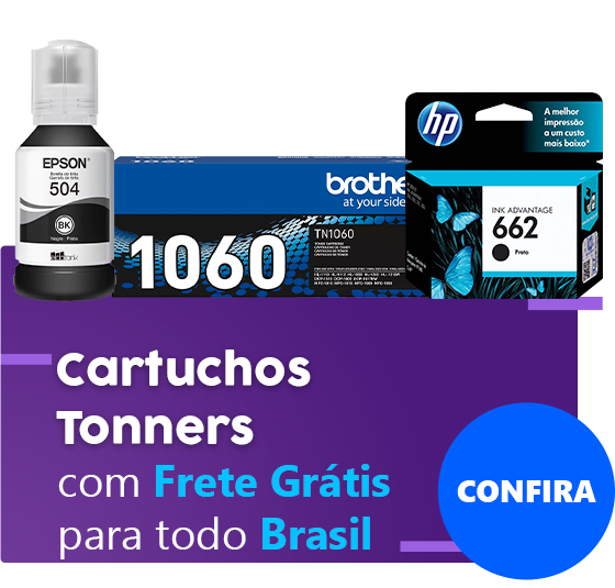 Cartuchos e Toners com Frete Grátis