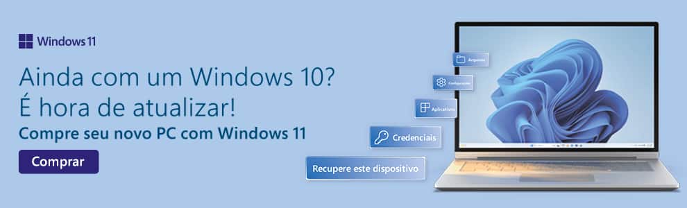 Compre seu novo PC com Windows 11