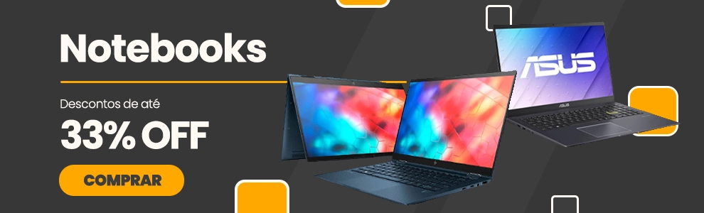 Notebooks com até 33% de desconto