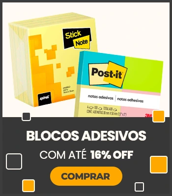 Post-it com até 30% de desconto