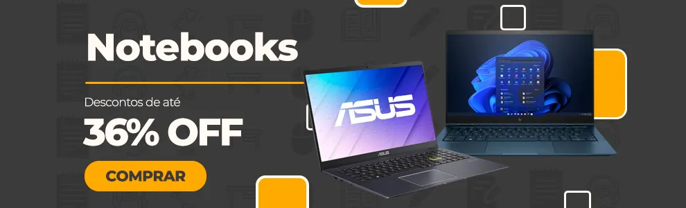 Notebooks com até 36% OFF