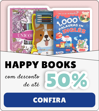 Happy Books com até 50% de desconto