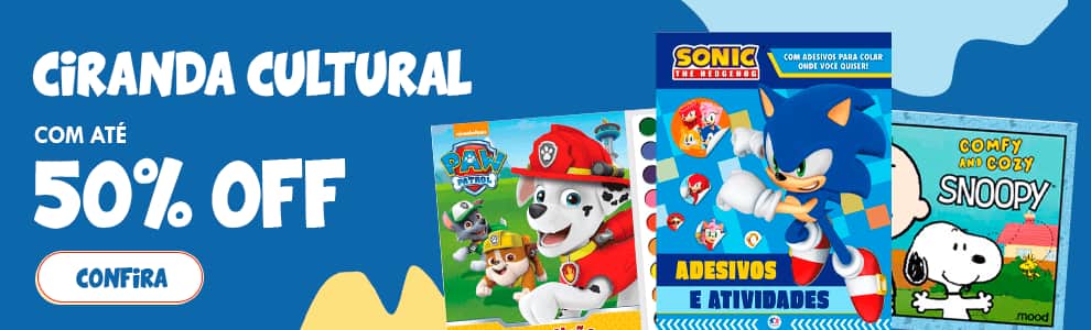 Ciranda Cultural com até 50% OFF