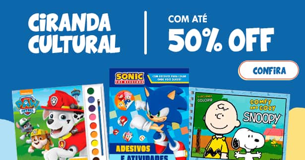 Ciranda Cultural com até 50% OFF