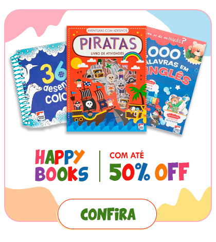 Happy Books com até 50% de desconto