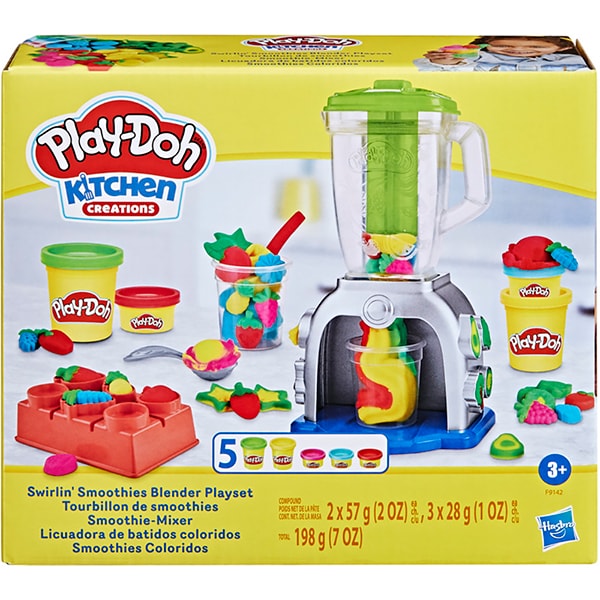 Massa de modelar Play- Doh, Smoothies Coloridos, F9142, Hasbro - CX 1 UN