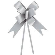 Laço para presente liso prata 30mm 1230084 Cromus PT 10 UN
