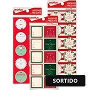 Etiqueta para presente Natal, Sortido, 18100213, Cromus - PT 1 UN Etiqueta para presente Natal, Sortido, 18100213, Cromus - PT 1 UN