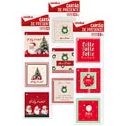 Tag para presente /mini cartão Natal, estampas sortidas, 18000144, Cromus - PT 1 UN Tag para presente /mini cartão Natal, estampas sortidas, 18000144, Cromus - PT 1 UN