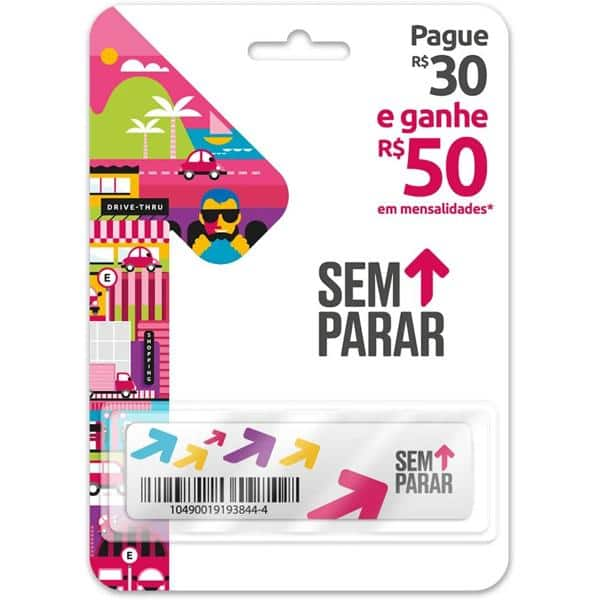 Sem Parar sticker XM-915 Sem Parar BT 1 UN