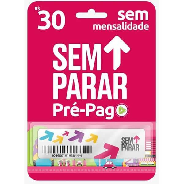 Sem Parar sticker pré pago Sem Parar EB 1 UN