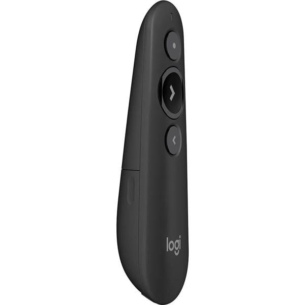 Apresentador sem fio Logitech R500s com Laser Pointer Vermelho, USB ou Bluetooth, Aplicativo para Personalização e Alertas e Pilha Inclusa BT 1 UN