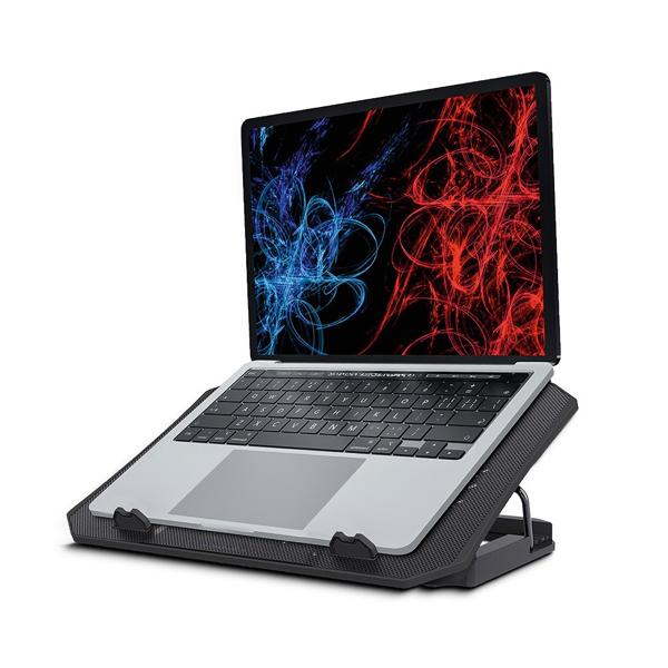 Base para notebook com ajuste de altura, 2 coolers, LC2E, Ergo - CX 1 UN