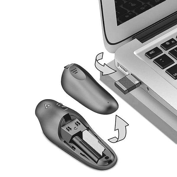 Apresentador sem fio c/laser pointer T3-A APP-TECH CX 1 UN