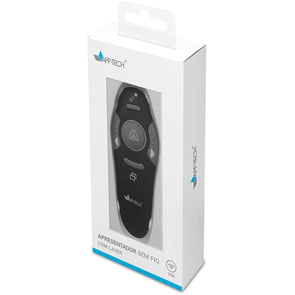 Apresentador sem fio c/laser pointer T3-A APP-TECH CX 1 UN