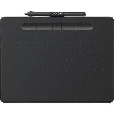 Mesa Digitalizadora Tablet Wacom Intuos Média/Bluetooth - CTL6100WLK0 - Cor Preto CX 1 UN