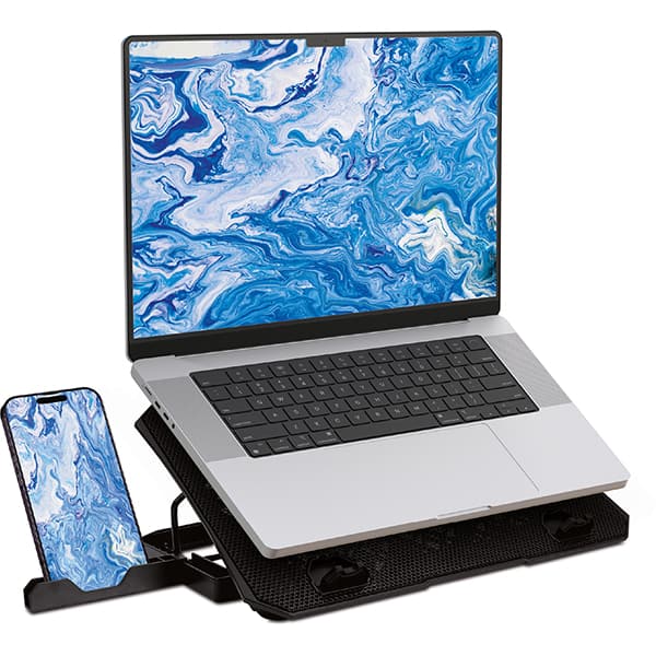 Base para notebook com 1 cooler, USB, LC1ES, Ergo - CX 1 UN