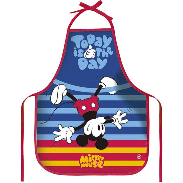 Avental Escolar Disney Mickey, 3924, DAC - PT 1 UN