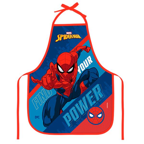 Avental escolar em PVC, Homem Aranha, 5427, DAC - PT 1 UN Avental escolar em PVC, Homem Aranha, 5427, DAC - PT 1 UN