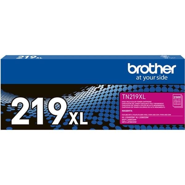 Cartucho de Toner TN219XLMBR de alto rendimento, Magenta, Brother - CX 1 UN