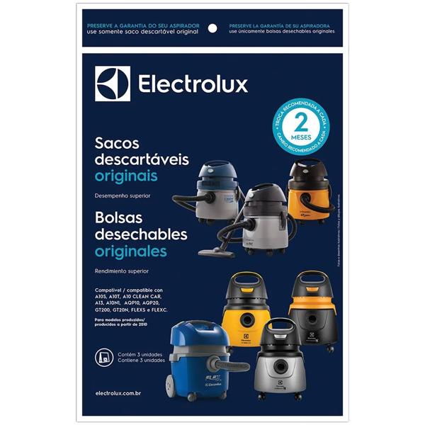 Saco descartável para aspirador de pó, CSE10, Electrolux - PT 3 UN