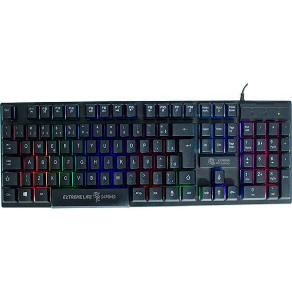 Kit Gamer (Teclado e Mouse), CGVR21, Elg - CX 1 UN