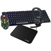 Kit Gamer Teclado, Mouse, Headset e Mousepad, CMB05, Bright - CX 1 UN