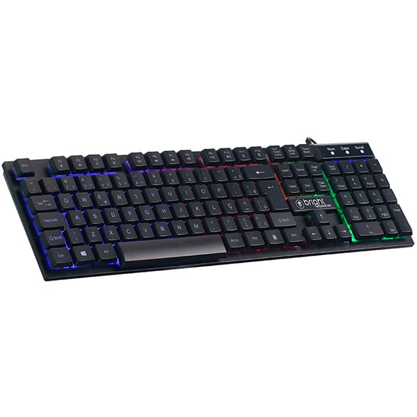 Kit Gamer Teclado, Mouse, Headset e Mousepad, CMB05, Bright - CX 1 UN