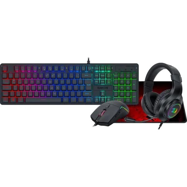 Kit Gamer Redragon 4-em-1, Teclado / Mouse / Headset / Mousepad, S166, Redragon - CX 1 UN Kit Gamer Redragon 4-em-1, Teclado / Mouse / Headset / Mousepad, S166, Redragon - CX 1 UN