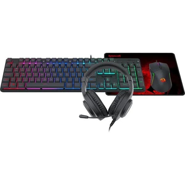 Kit Gamer Redragon 4-em-1, Teclado / Mouse / Headset / Mousepad, S166, Redragon - CX 1 UN Kit Gamer Redragon 4-em-1, Teclado / Mouse / Headset / Mousepad, S166, Redragon - CX 1 UN