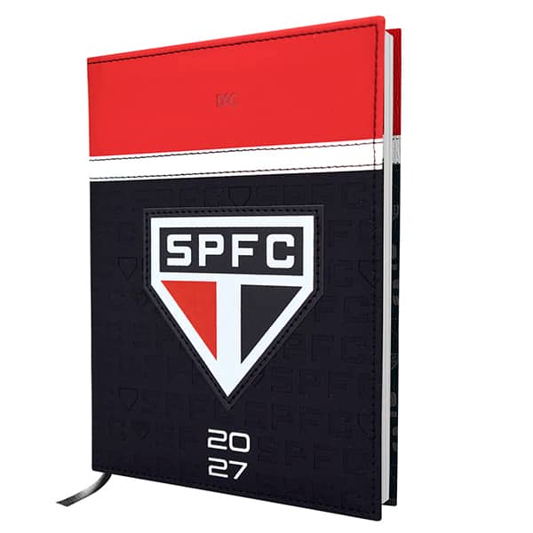 Agenda Diária 2027, Costurada, São Paulo FC, 336 páginas, 5308, DAC - PT 1 UN Agenda Diária 2027, Costurada, São Paulo FC, 336 páginas, 5308, DAC - PT 1 UN