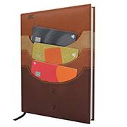 Agenda diária cost 134mmx190mm c/sup Marrom 2027 4539 DAC PT 1 UN