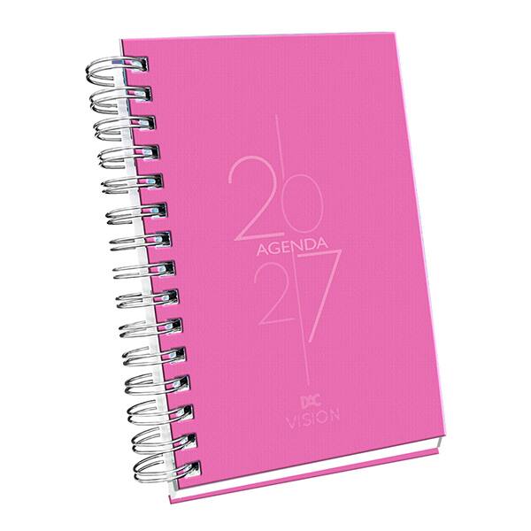 Agenda diária espi 134mmx190mm Vision Rosa 2027 4602 DAC PT 1 UN