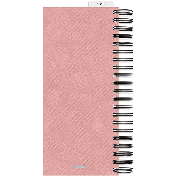 Agenda Comercial 2026, Brief Executive, Rosa, 119mm x 275mm, 194 folhas, 2633453, Spiral Brf Ex - PT 1 UN