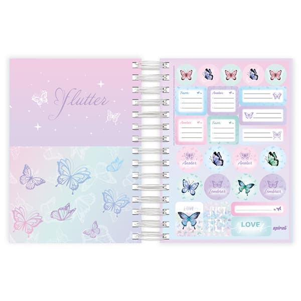 Agenda diária Flutter 2026 2635075 Spiral Flu PT 1 UN