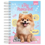 Agenda diária 2026, My Pet, Cachorro, 176 folhas, 2635105, Spiral Pet - PT 1 UN Agenda diária 2026, My Pet, Cachorro, 176 folhas, 2635105, Spiral Pet - PT 1 UN