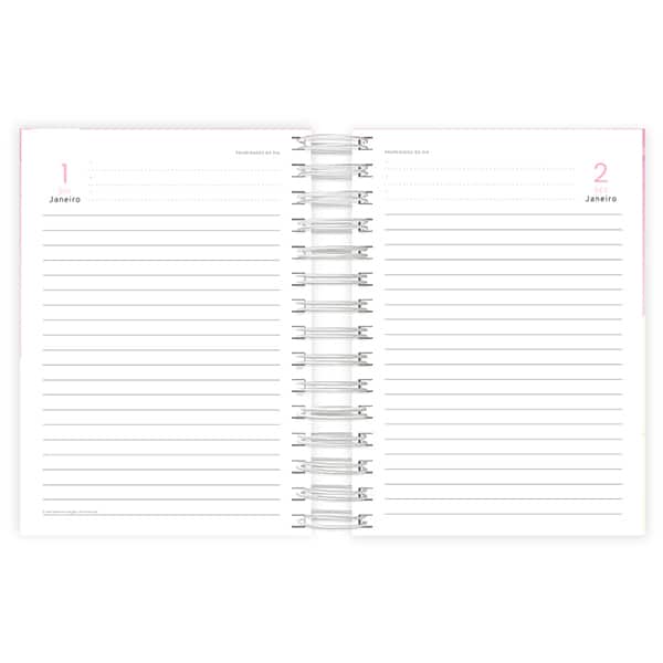 Agenda diária Panda 2026 2635112 Spiral Ten PT 1 UN