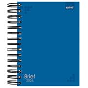 Agenda diária 2026, Brief Case, 176 folhas, Azul, 2633545, Spiral Brf - PT 1 UN