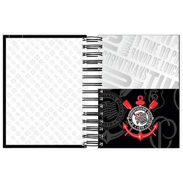 Agenda diária Corinthians 2026 2635297 Spiral Sccp PT 1 UN