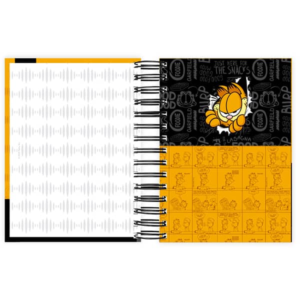 Agenda diária 2026, Garfield, 176 folhas, 2635334, Spiral Gar - PT 1 UN