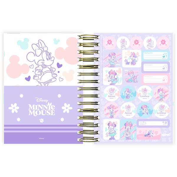 Agenda diária Minnie Style 2026 2635402 Spiral Mis PT 1 UN