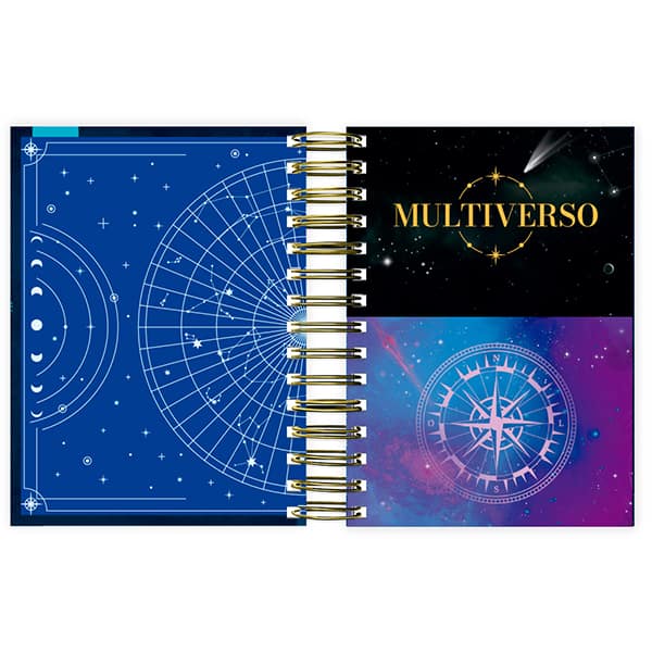 Agenda diária Multiverso 2026 2635099 Spiral Mlt PT 1 UN