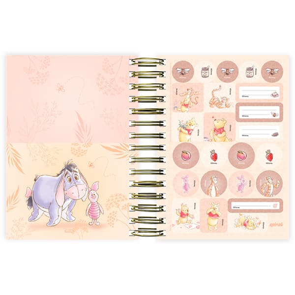 Agenda diária 2026, Ursinho Pooh, 176 folhas, 2635440, Spiral Pooh - PT 1 UN