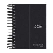 Agenda diária dobrável com imã 2026, Brief Executive, 176 folhas, Preta, 2633583, Spiral Brf Ex - PT 1 UN Agenda diária dobrável com imã 2026, Brief Executive, 176 folhas, Preta, 2633583, Spiral Brf Ex - PT 1 UN